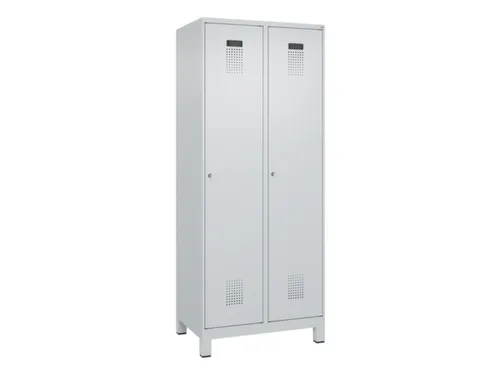 locker,HxBxD 1950x800x500mm,2vak,vak B 400mm,cil.-slot,voeten