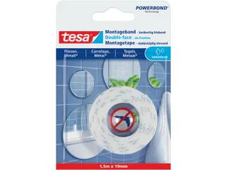 Powerbond montagetape Waterproof, 19mmx1.5m - 1