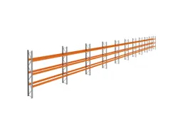 palletstelling,basis+9xaanbouw,HxBxD 3990x37100x750mm,vakl. 3400kg