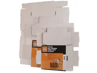 Postpakketdoos CleverPack golfkarton 220x160x90mm wit 5stuks - 3
