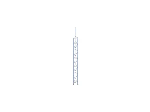 vakwerkmast,H 5350mm,staal vuurverzinkt,m. dwars-/diagonaalbalken