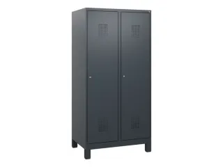 schoollocker,HxBxD 1630x800x500mm,2vak,vak B 400mm,cil.-slot,voeten - 2