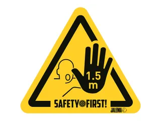 Waarschuwingssticker, houd afstand 1 - 1