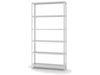 magazijnstelling,grondveld,HxBxD 2500x1300x300mm,vaklast 350kg - 2