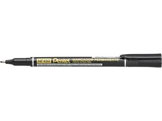 Pentel NF450-A Permanente marker Extra Fijne punt 1,2mm Zwart - 4