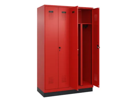 PBM-locker,HxBxD 1950x1200x500mm,4vak,vak B 300mm,draaigrendel