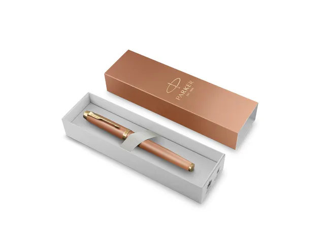 Parker IM Rituals vulpen Oranje GT Medium punt in Giftbox