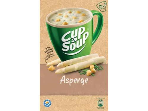 Cup-a-Soup asperge met kaas croutons, pak van 21 zakjes
