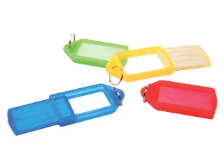 Sleutellabel Pavo met schuifelement assorti 15 stuks - 1
