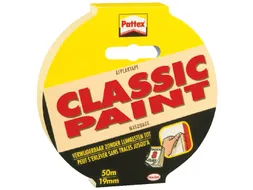 Afplaktape Pattex Classic 19mmx50m creme