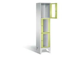lockerkast 1850x420x500mm 1x3 vakken Cilinderslot Poten, RDS1108060