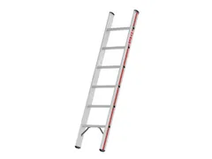 ladder,eenzijdig,6,verstevigde treden,balk L 1,72m,aluminium