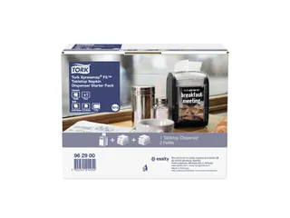 Tork 962900 Startpakket Xpressnap Fit Tabletop Dispenser N14 Zwart - 6