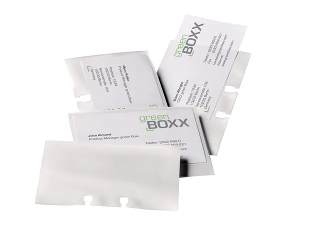 Uitbreidingsset Durable Visifix visitekaartmolen 40 stuks transparant