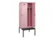 locker met bank,voor scheiding van kleding,HxBxD 2120x800x815mm,2vak