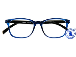 Leesbril I Need You +1.50 dpt Lucky blauw-zwart - 1