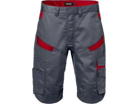 Fristads 2562 STFP short voor P/COT grijs/rood maat C60 per stuk