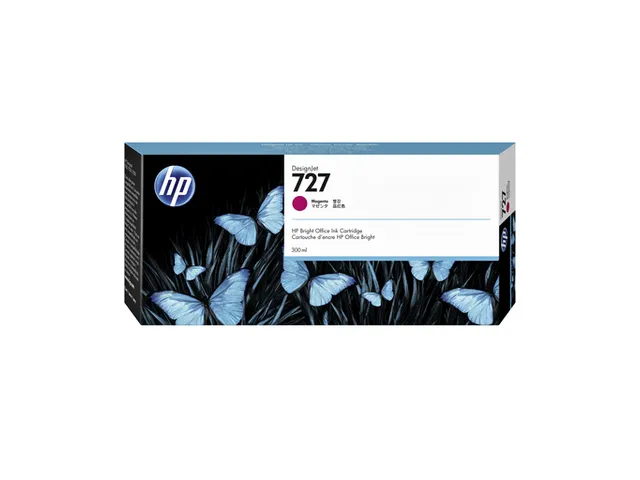 Inktcartridge F9J77A 727 300ml rood