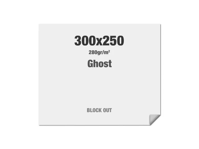 Bedrukte Block-Out voor Brightbox Pro Flex 300x250 cm