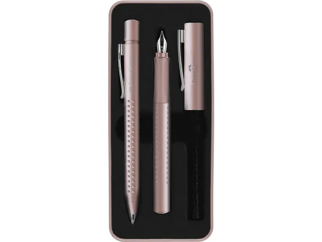 Balpen en Vulpen Faber-Castell Grip 2011 pale rose in giftbox