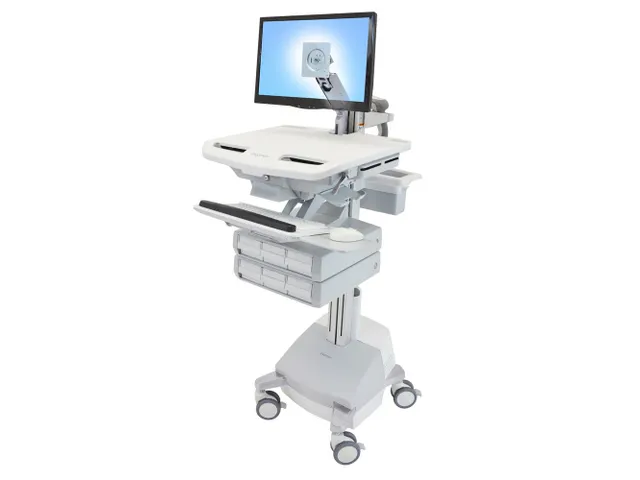 Medische Trolley StyleView-wagen met LCD-arm SLA-voeding6 laden (3x2)E