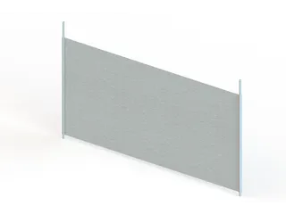 scheidingsplaat,v. inhaakstelling,HxD 300x500mm,doorgaand - 1