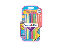 Fineliner Paper Mate Flair retro medium assorti blister à 6 stuks