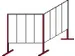 Cloison À Plaques Perforées/À Fentes,Élément Double 90°