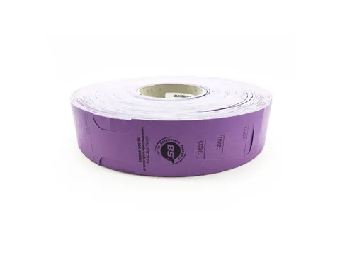 BST Detecteerbare Loop Tags hittebestendig 48x279mm Paars 500 stuks
