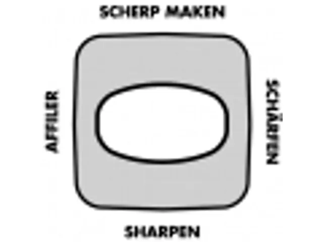 Slijpstaal fijn 26cm diamant gecoat 4483/26