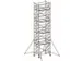 Echafaudage roulant H 9,64m portée H 10,4m 4 plateformes + 1 trappe