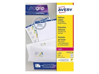 Adresetiket Avery QuickPeel L7159-100 63.5x33.9mm Wit 2400 stuks - 3