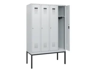 schoollocker,HxBxD 1950x1200x500mm,4vak,vak B 300mm,cil.-slot - 1