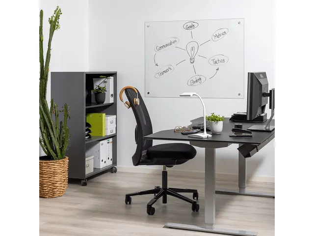Glasbord Naga 60 x 55 cm Transparant