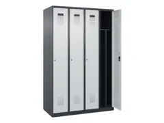 locker voor scheiding van kleding,HxBxD 1850x1200x500mm,4vak