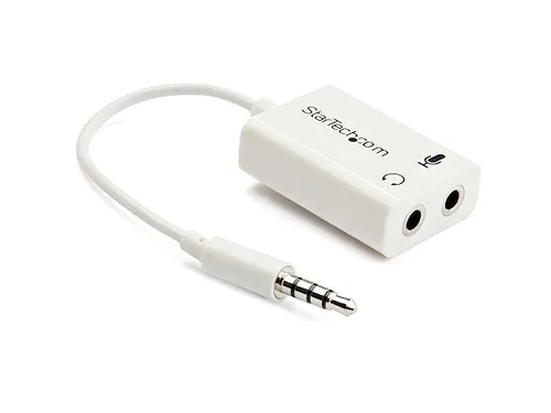 Headset Splitter 3,5 mm 4-positie naar 2x 3-positie 3,5 mm M/F