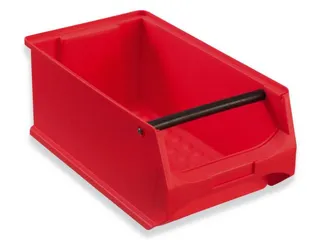 Zichtbak Grip 150x200x350mm Pp Met Draaggreep Rood - 2