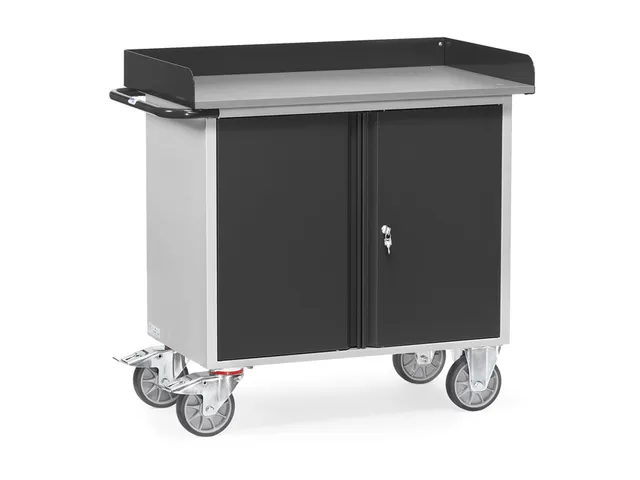 Werkplaatswagens Van Staalplaat 12456 Ral7035 Front Ral7016