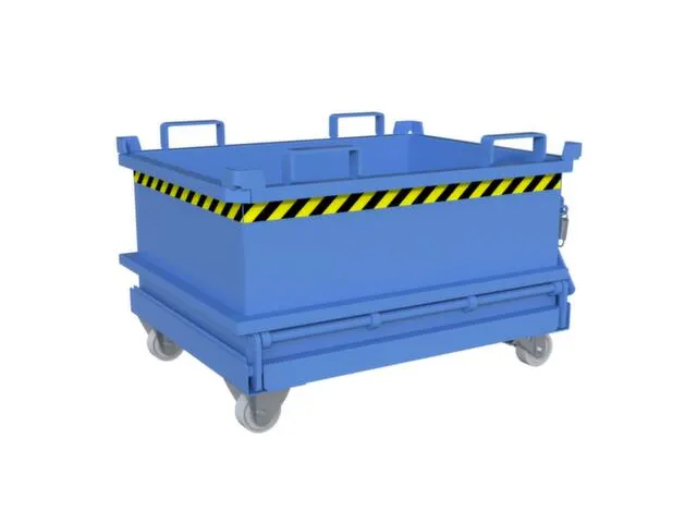 mini-bodemklepcontainer,HxLxB 625x800x1000mm,0,24m³,inrijbeugel,staal