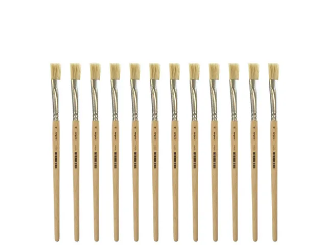 Lyonse penseel Kangaro #12 kort ongelakt hout doos a 12 stuks