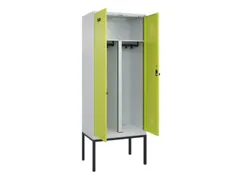 PBM-locker,HxBxD 2120x800x500mm,2vak,vak B 400mm,draaigrendel