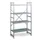 Aluminium Inhaakstelling Aanbouwveld 1800x1175x500mm 4gladde Legborden