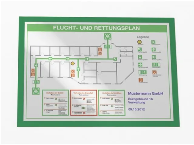 Duraframe A3 Zelfklevend Kader Groen