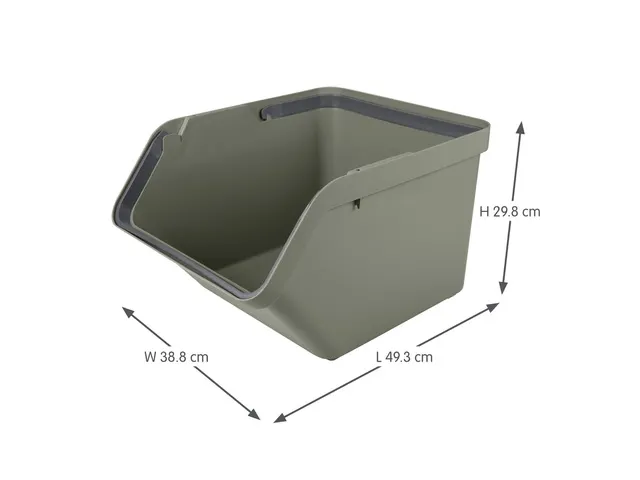 Sigma Home sorteer unit 45L donkergroen - 49,3x38,8x29,8cm