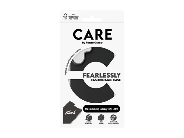 PanzerGlass CARE by Case Black Samsung Galaxy S25 Ultra, Housse,