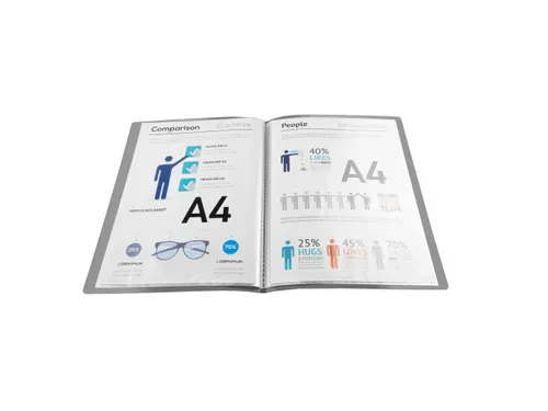 Showalbum Teksto A4 30 tassen geassortee