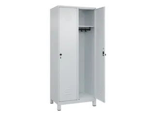 locker,HxBxD 1950x800x500mm,2vak,vak B 400mm,draaigrendel,voeten - 2