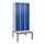 Dekenkist Classic+ 3 vakken 30cm 212x90x81.5cm Lichtgrijs/Blauw