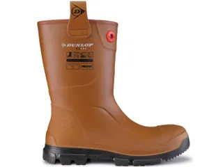 Dunlop Purofort RigPro S5 veiligheidslaarzen, gevoerd, SRC, bruin, mt - 1