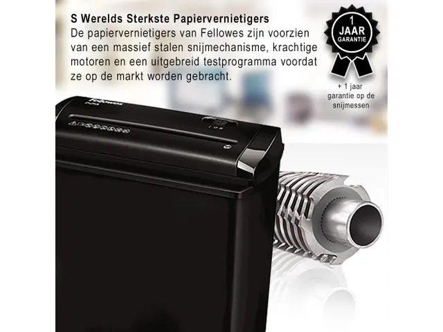 Papiervernietiger Fellowes P-25s 7mm Stroken P-2